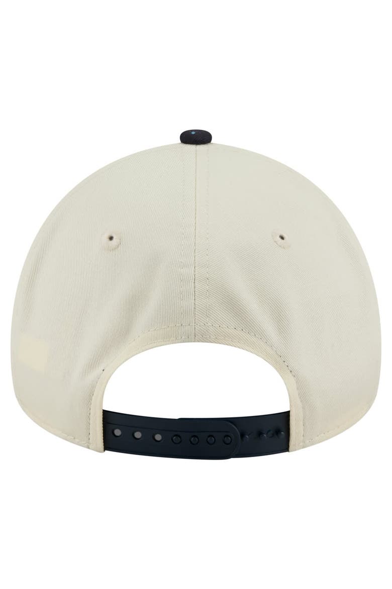 Men's New Era  Cream Boston Red Sox Speckle A-Frame 9FORTY Adjustable Hat, Alternate, color, Cream