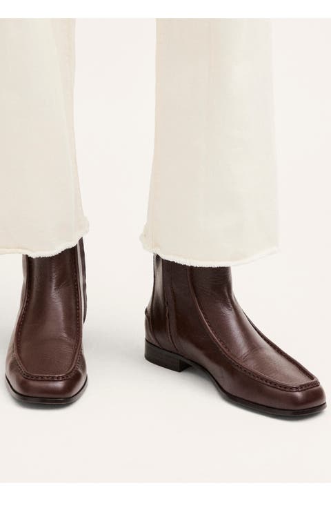 Rayna Leather Loafer Boot