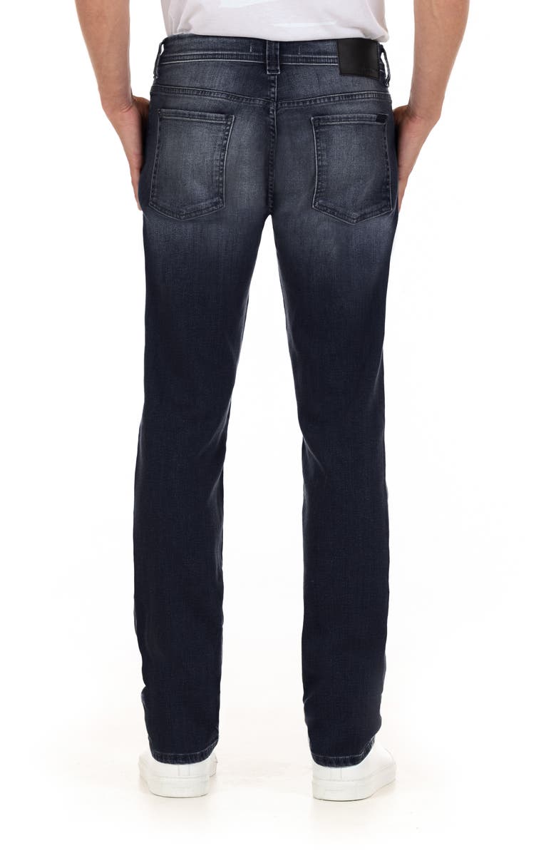 Fidelity Denim Jimmy Slim Straight Leg Jeans, Alternate, color, Shadow Black