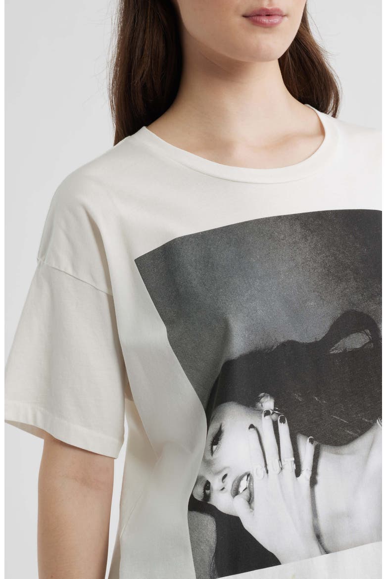 Olivia Rodrigo Guts Album Cotton Graphic T-Shirt, Alternate, color, VINTAGE WHITE