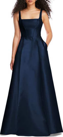 Corset Satin Gown