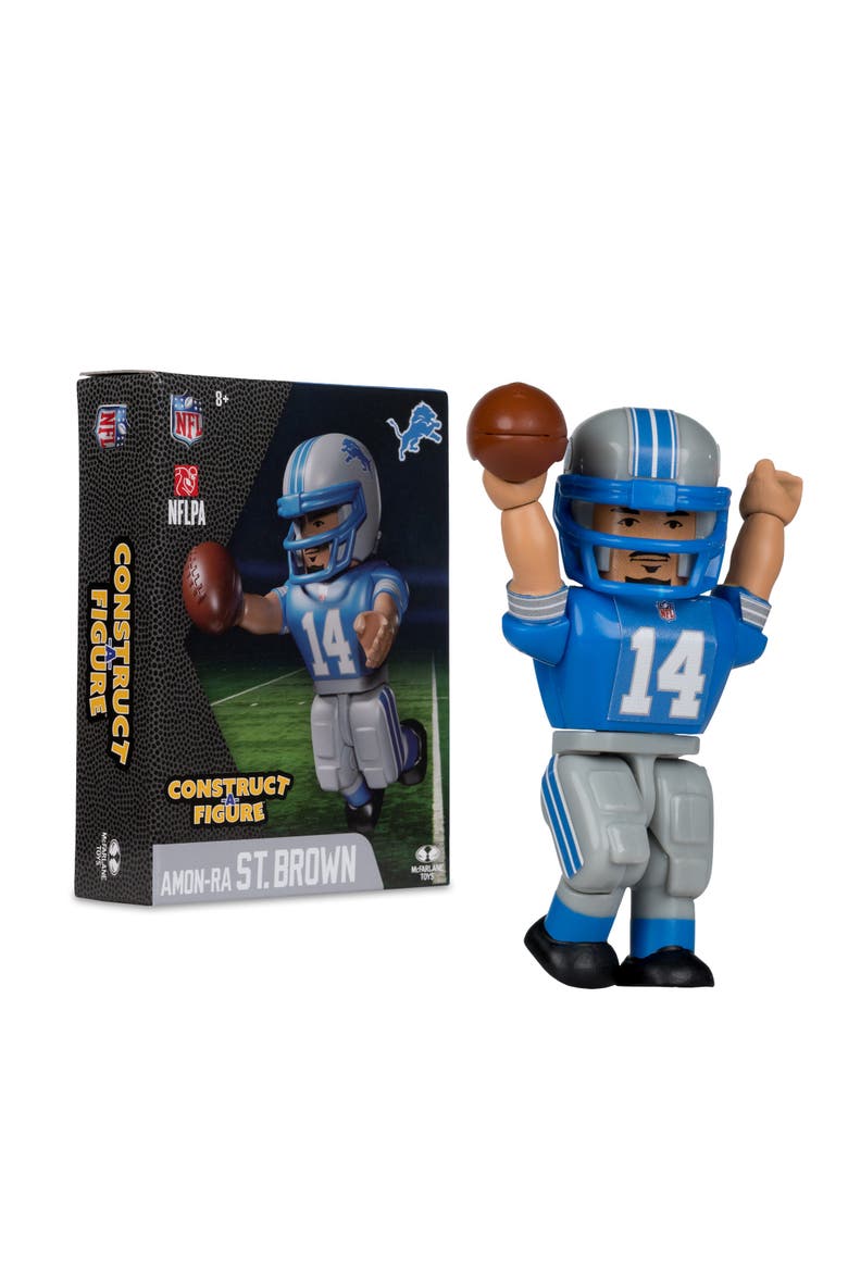 Amon-Ra St. Brown (Detroit Lions) McFarlane NFL Construct-a-Figure, Main, color, Multi-Color
