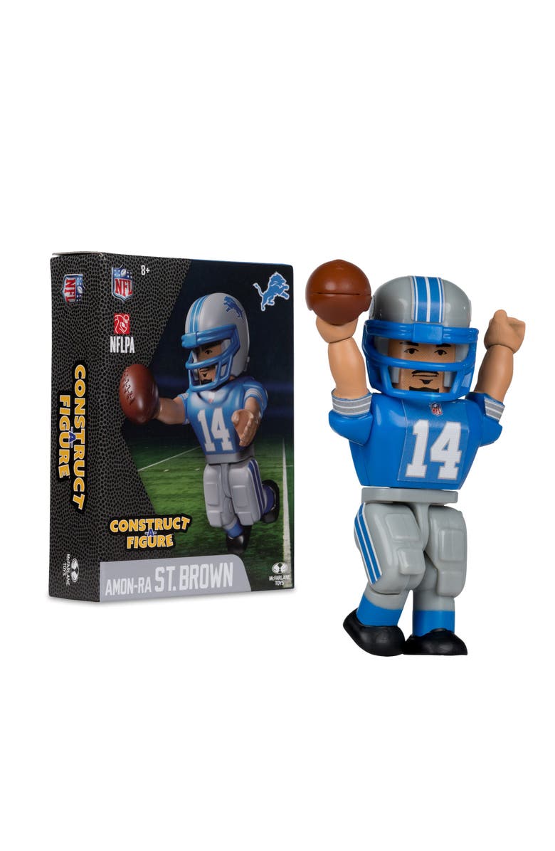 McFarlane Amon-Ra St. Brown (Detroit Lions) McFarlane NFL Construct-a-Figure, Main, color, Multi-Color