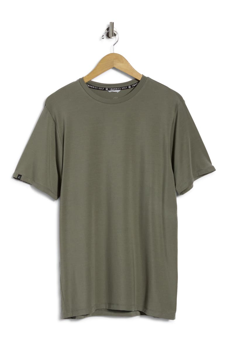 Ezra Performance Lyocell Blend T-Shirt, Alternate, color, OLI