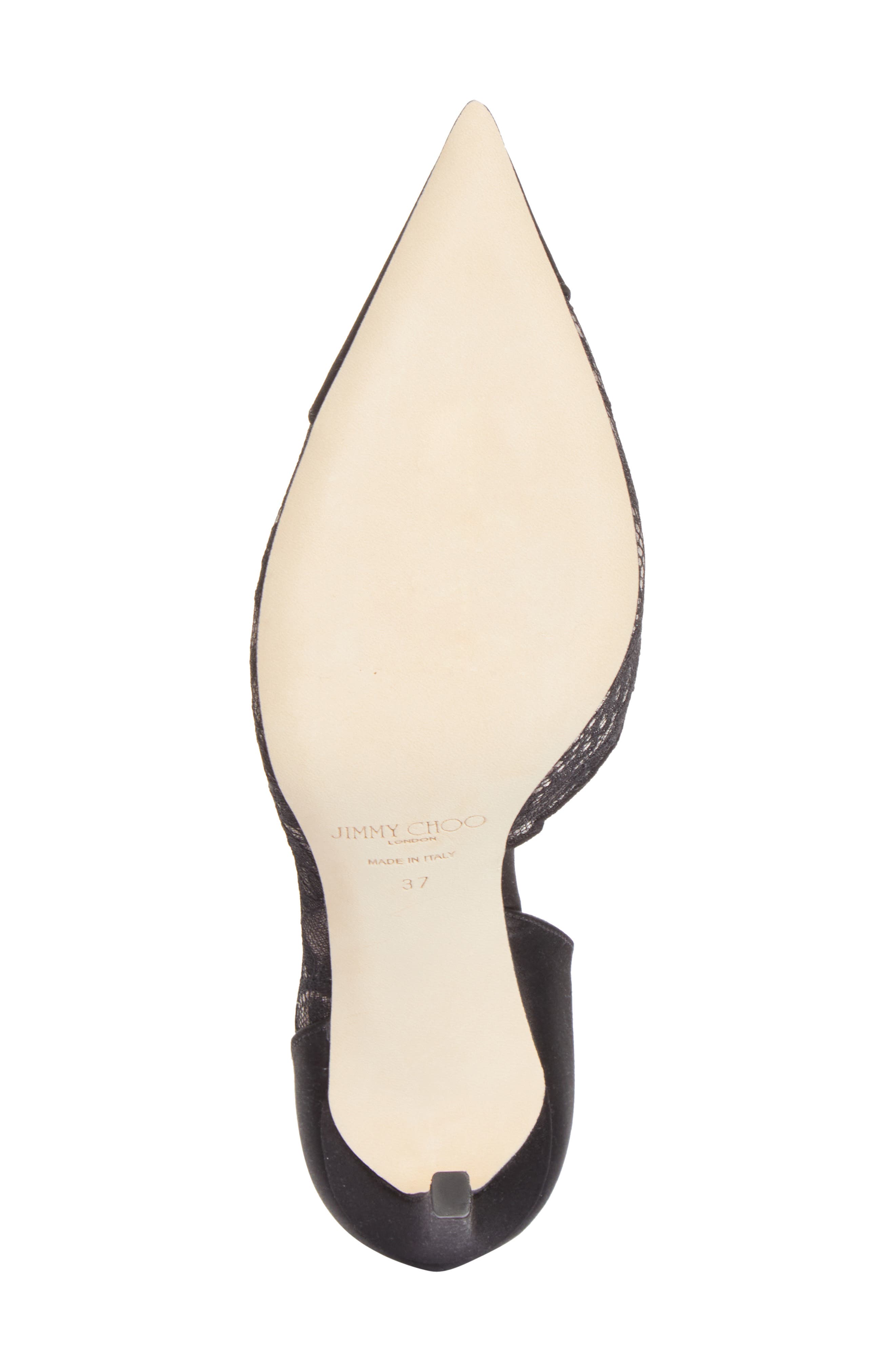 Brigette Half d'Orsay Pump, Alternate, color, BLACK/ BLACK