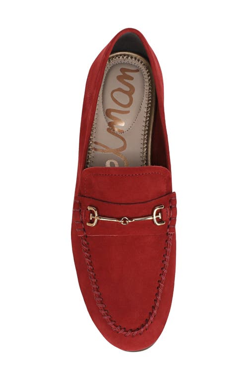 Sam Edelman Loraine Bit Loafer In Red