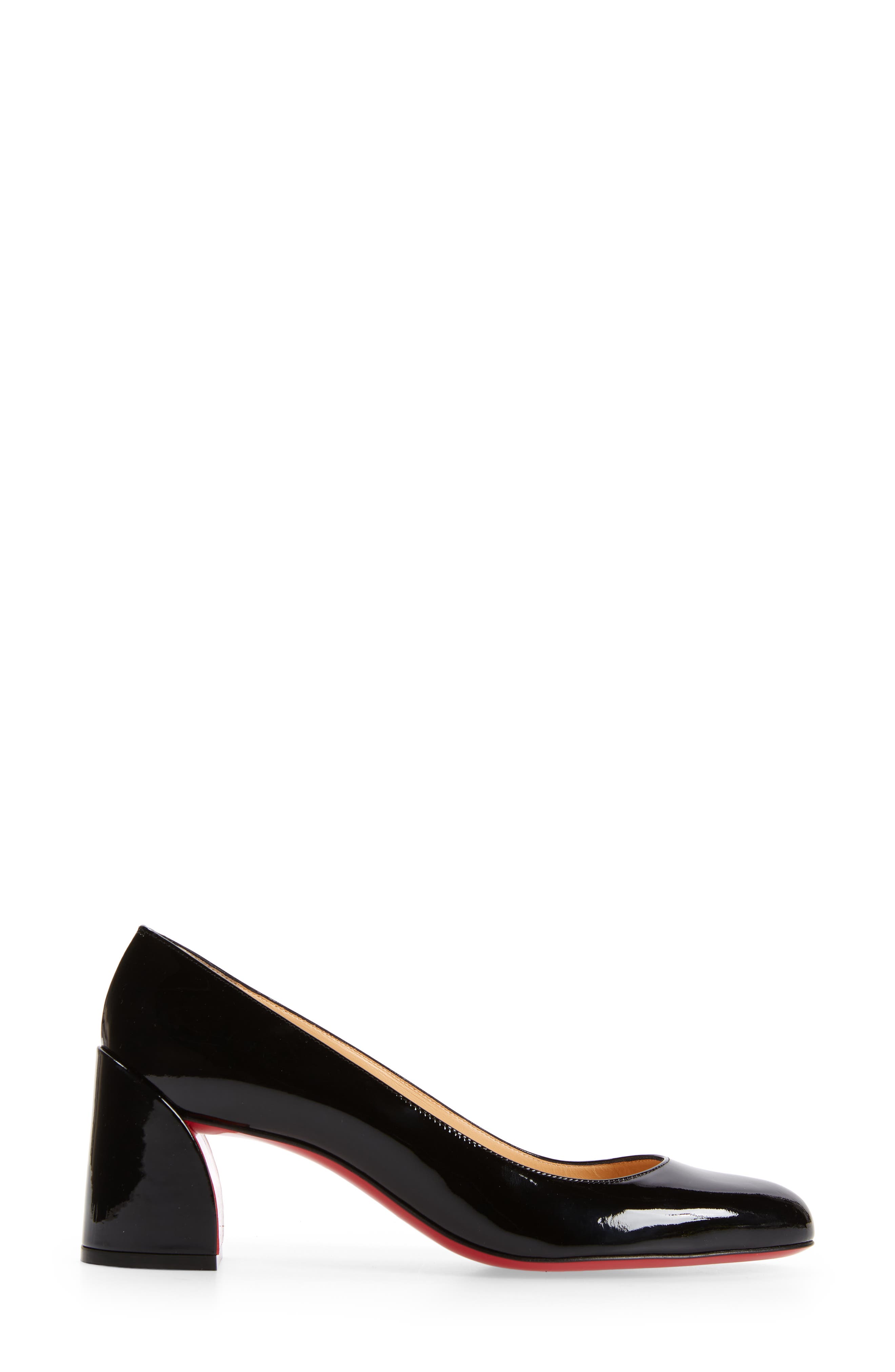 Christian Louboutin Miss Sab Patent Pump, Alternate, color, Black