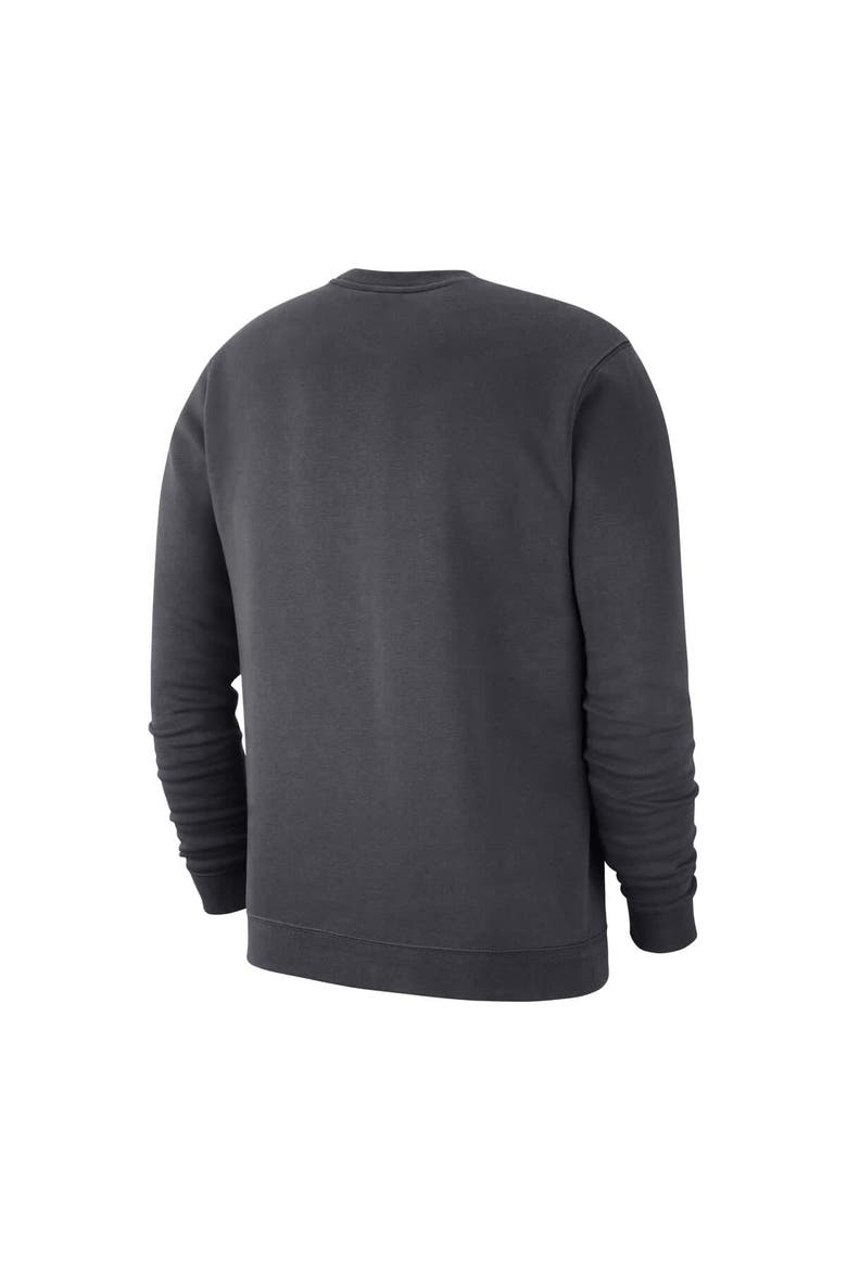 Men's Nike Anthracite WNBA Logowoman Club Fleece Pullover Sweatshirt, Alternate, color, Anthracite
