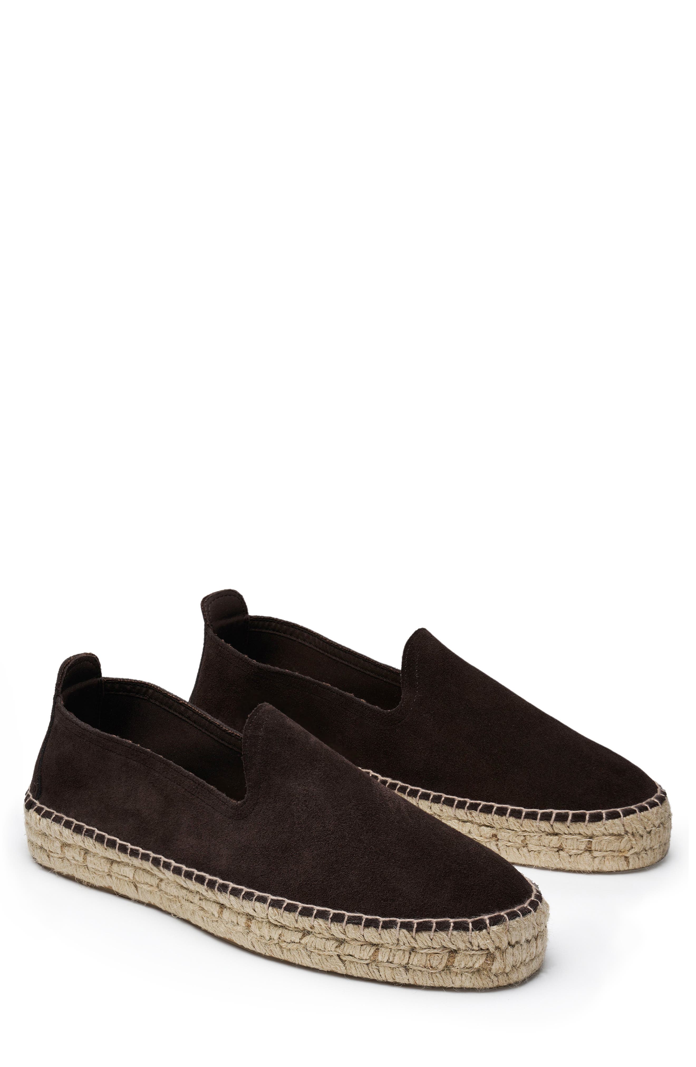 MORJAS The Espardille, Alternate, color, Brown Suede