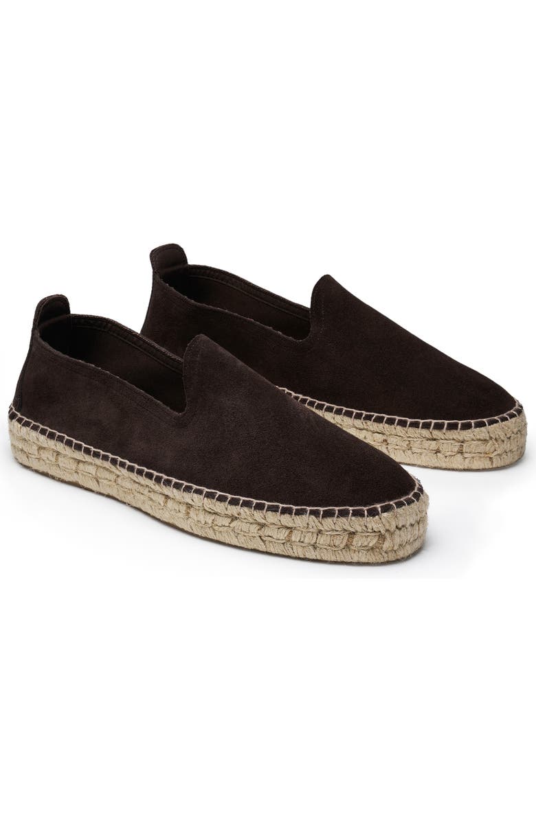 MORJAS The Espardille, Alternate, color, Brown Suede