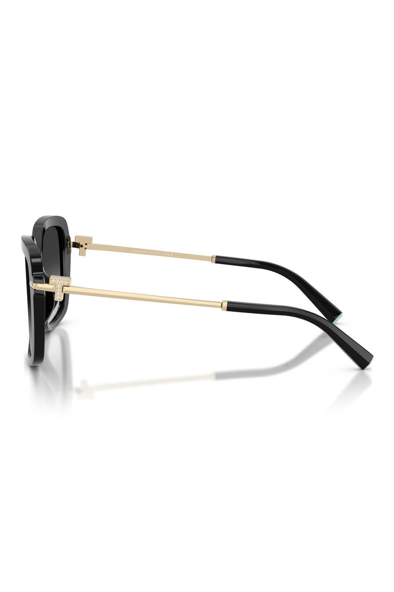 55mm Square Sunglasses, Alternate, color, BLACK / GRAY GRADIENT