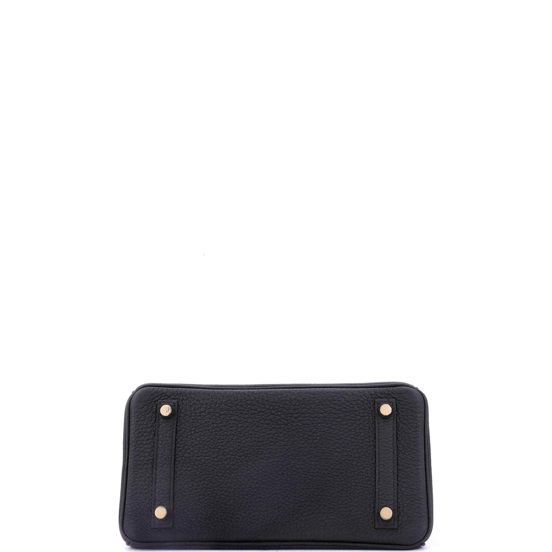 Pre-Owned Hermes Birkin Handbag Black Togo with Gold Hardware 25, Alternate, color, 