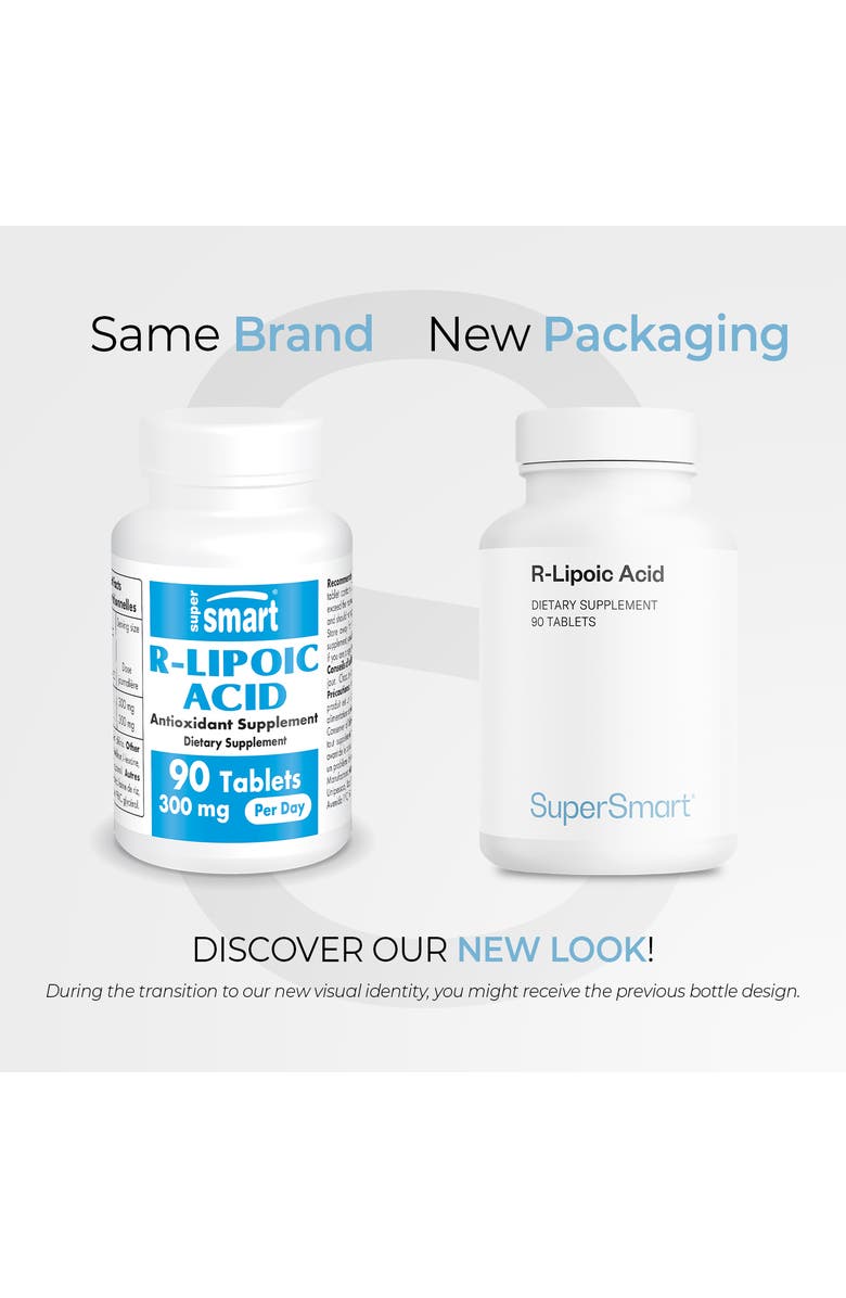 SuperSmart R-Lipoic Acid 300mg per Day, Alternate, color, NO COLOR