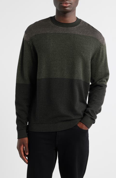 Jacquard Wool Sweater