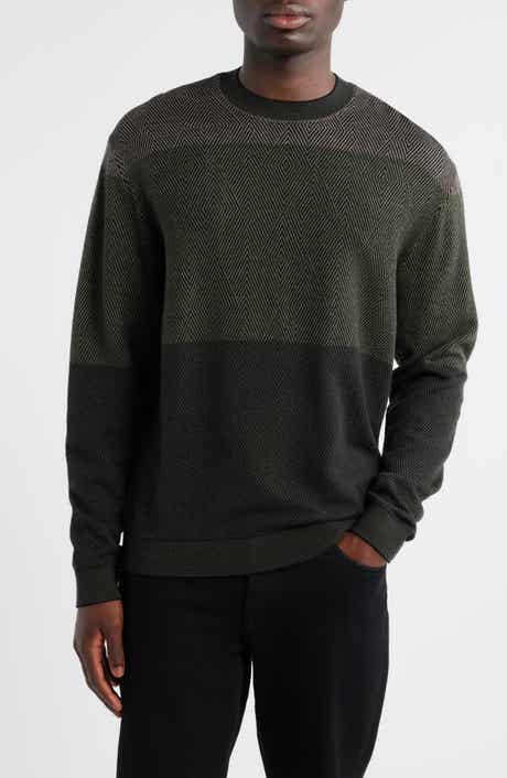 Emporio Armani Jacquard Wool Sweater