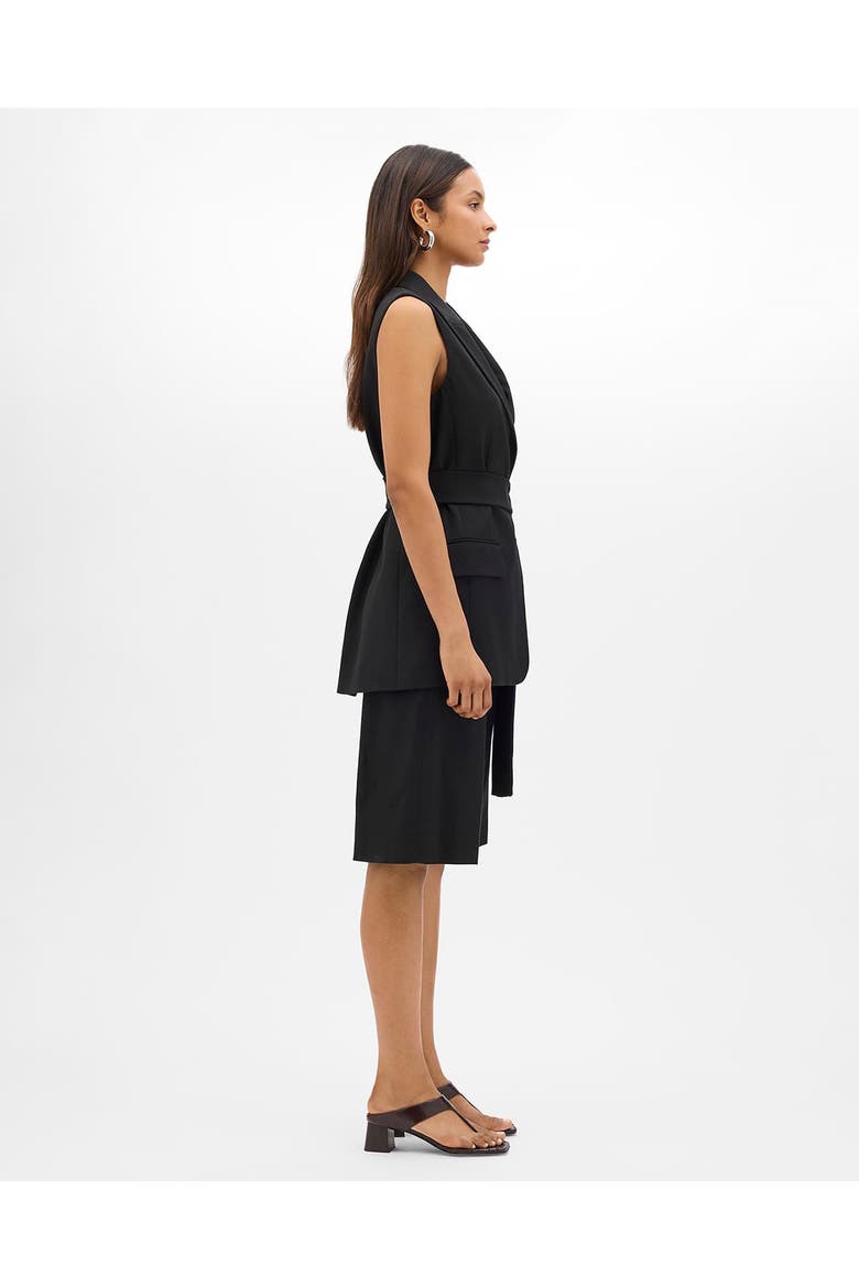 Easy Tie Vest, Alternate, color, Black