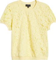 Tahari ASL Lace Front Sweater