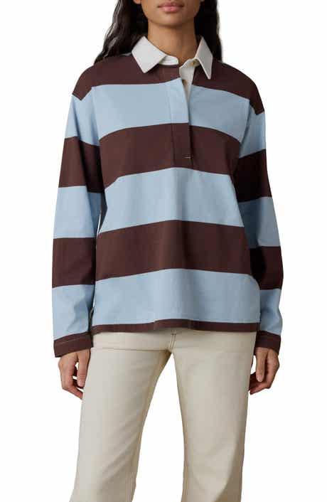 Stripe Organic & Recycled Cotton Jersey Rugby Shirt