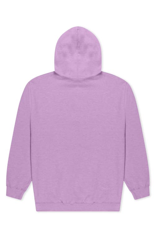 Dalix Womens Lil Heart Midweight Hooded Sweatshirt In Purple