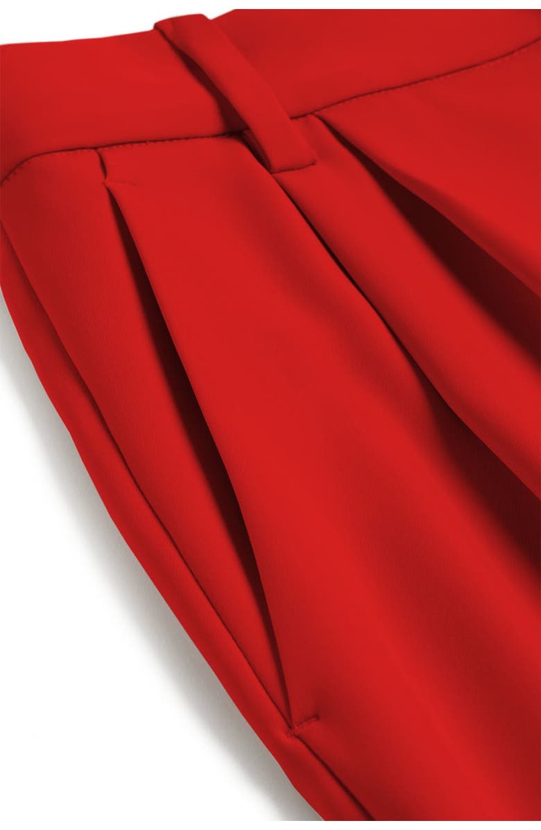 SUISTUDIO Dan Red High Rise Trousers, Alternate, color,