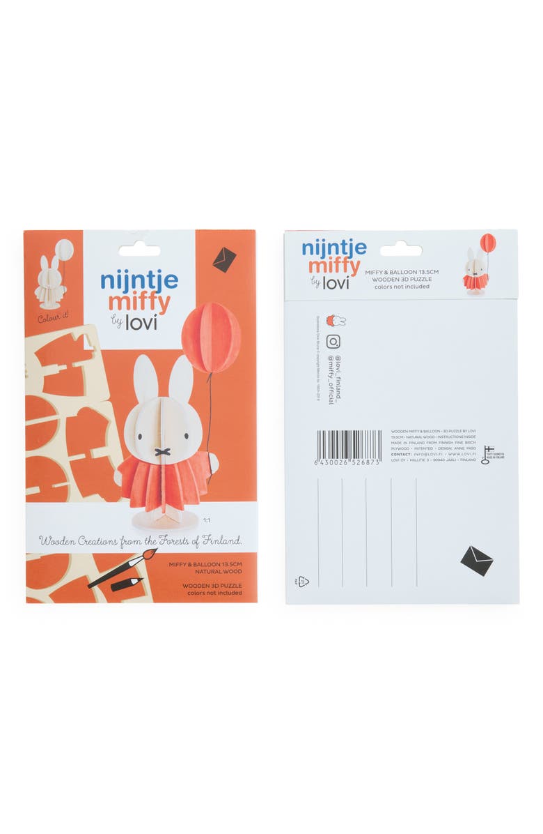 Just Dutch Lovi Miffy Craft Set, Alternate, color, Natural