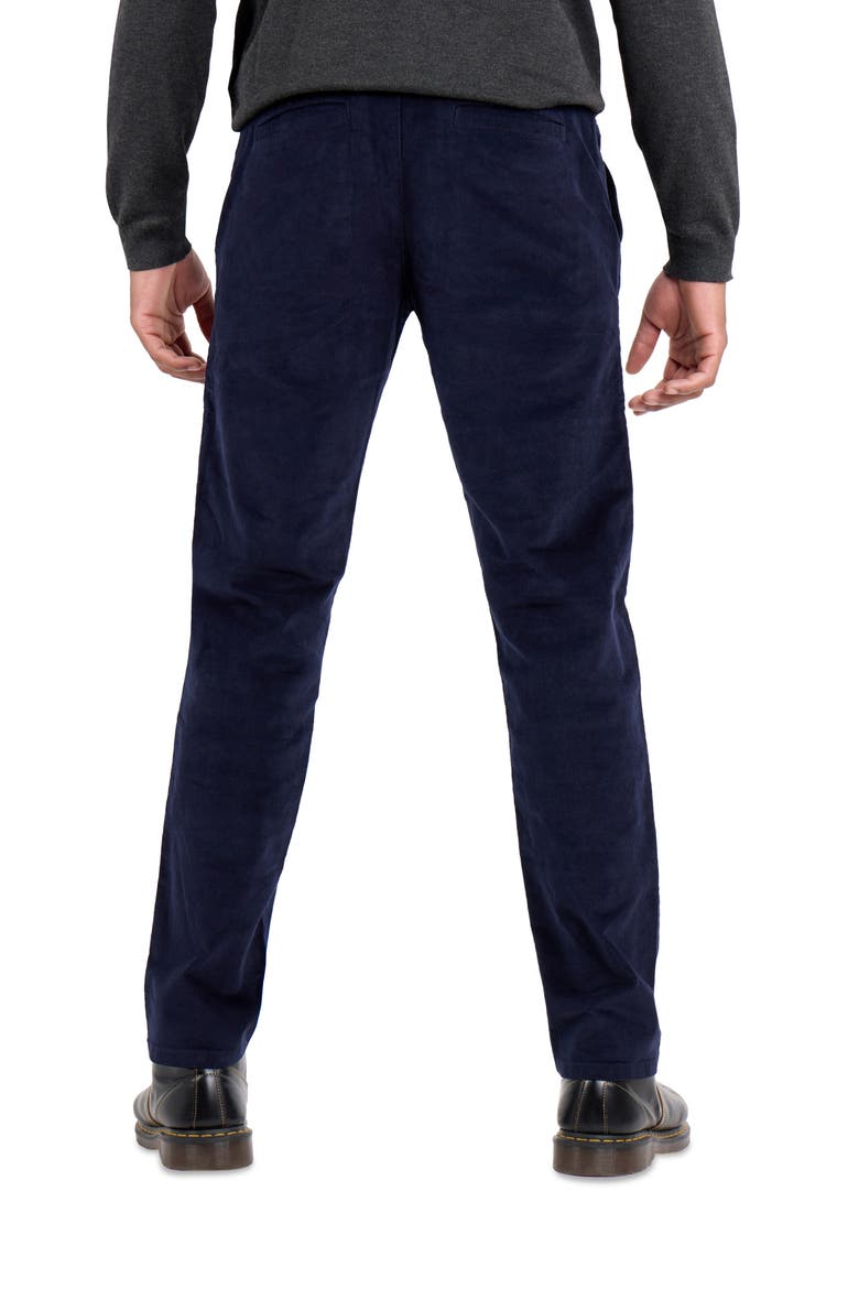 Slim Fit Five-Pocket Corduroy Pants, Alternate, color, NAVY