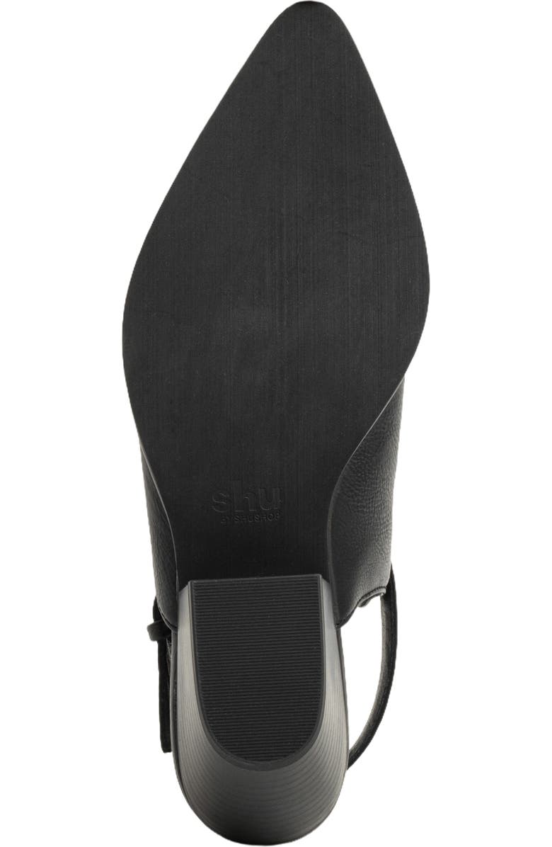 SHUSHOP Nelly Pointed Toe Bootie, Alternate, color, Black