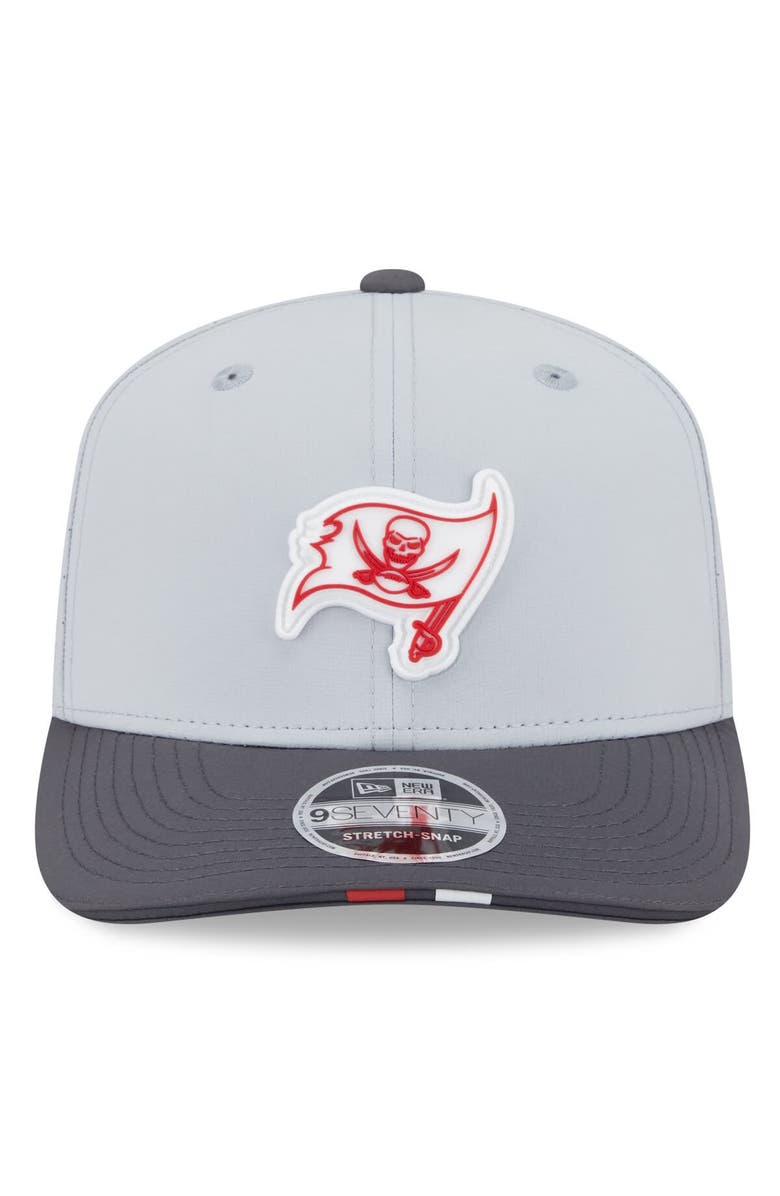 New Era Men's New Era  Gray/Graphite Tampa Bay Buccaneers 2025 NFL Training Camp 9SEVENTY Adjustable Hat, Alternate, color, 