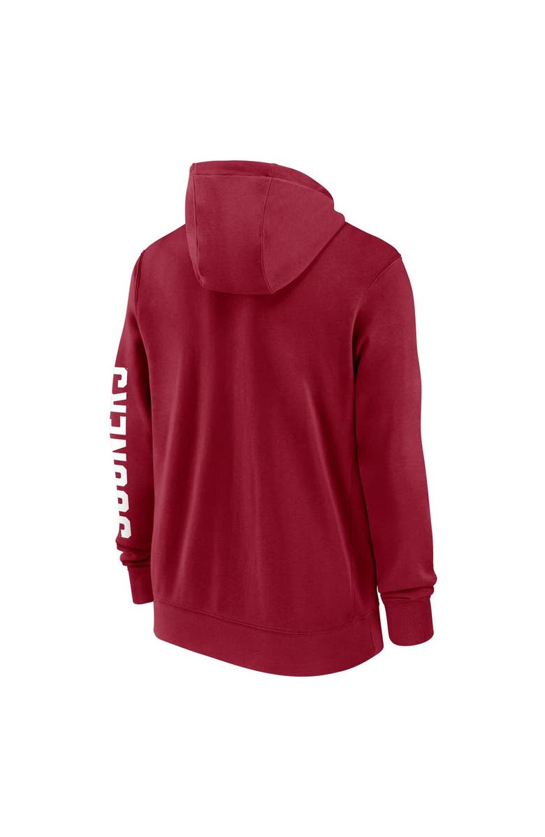 Jordan Brand Men's Jordan Brand Crimson Oklahoma Sooners Primetime Primary Mascot Full-Zip Hoodie, Alternate, color, Crimson