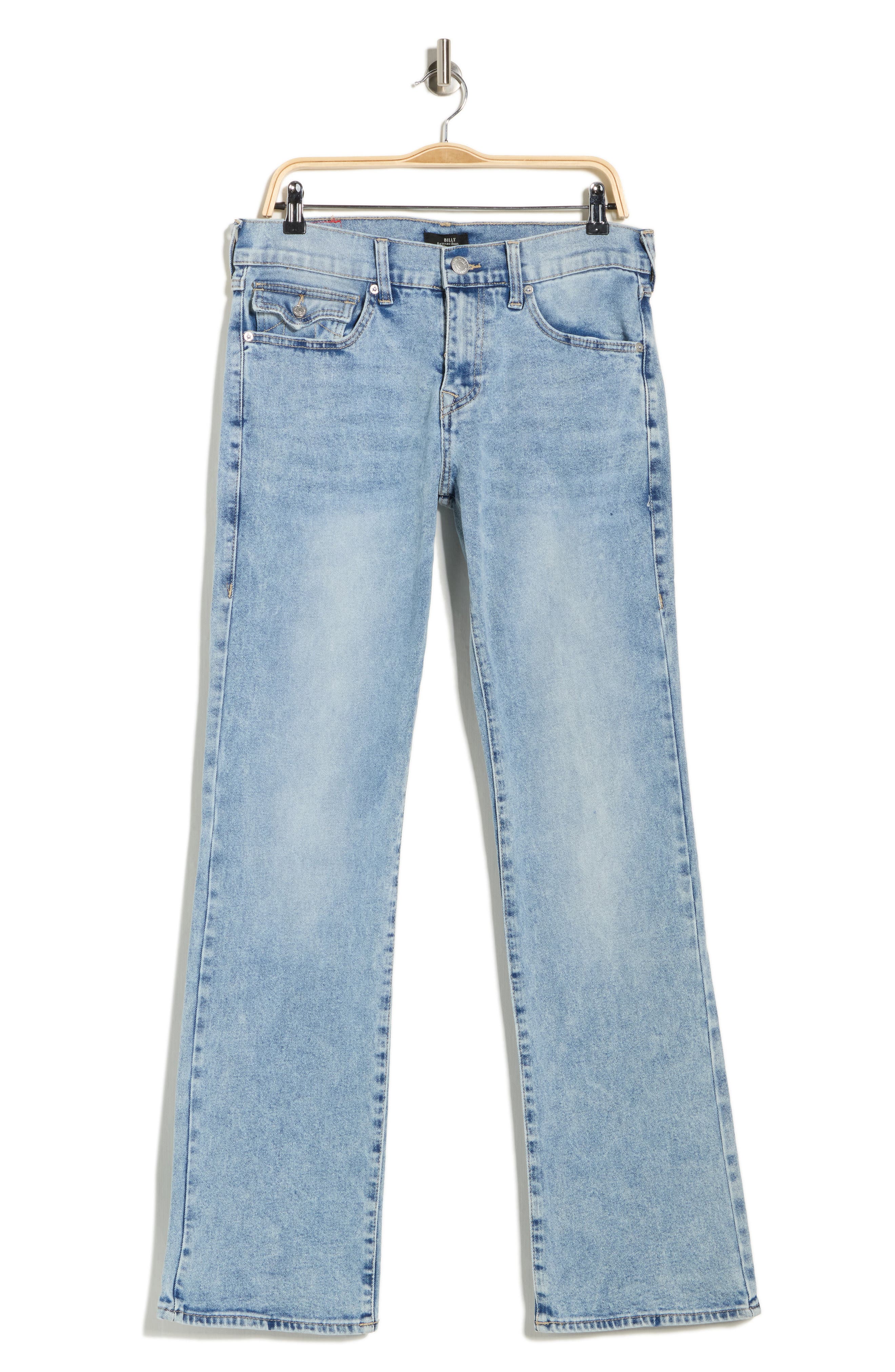 True Religion Billy Snap Flap Pocket Bootcut Jeans