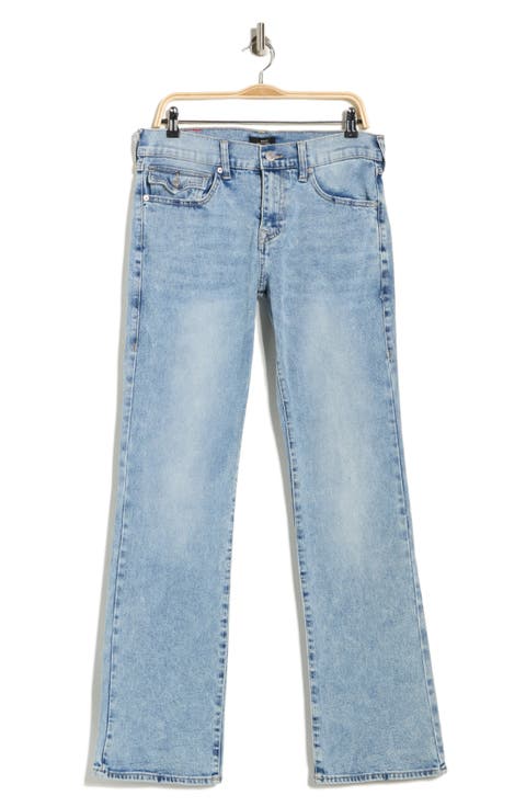 Billy Snap Flap Pocket Bootcut Jeans (Light Riviera)