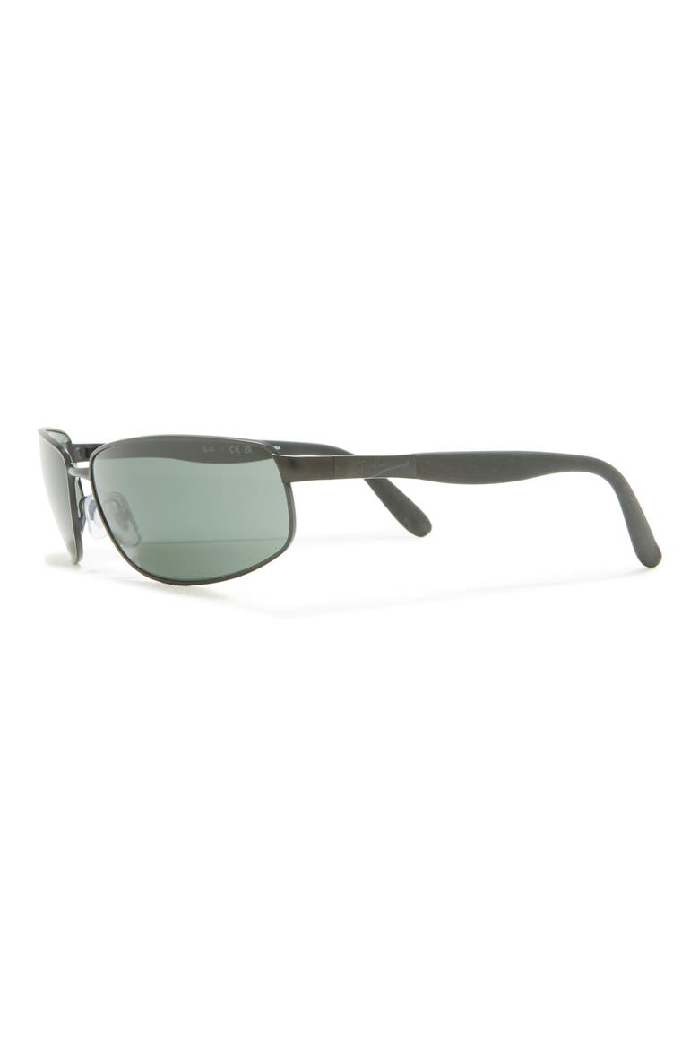 61mm Pillow Sunglasses, Alternate, color, MATTE BLACK