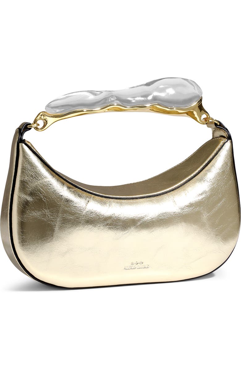 Alexis Bittar Water Stone Top Handle Bag, Alternate, color, Soft Gold
