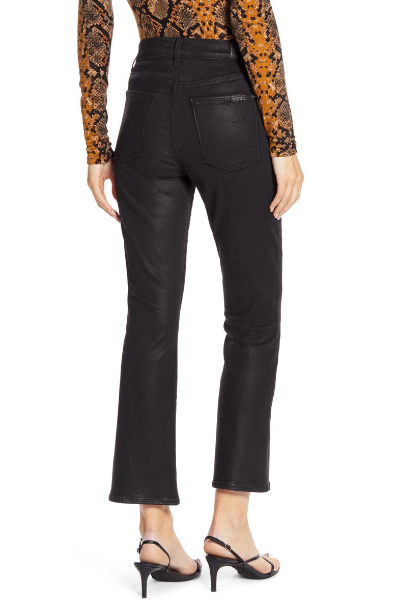 7 For All Mankind <sup>®</sup> Slim High Waist Ankle Kick Jeans, Alternate, color, 