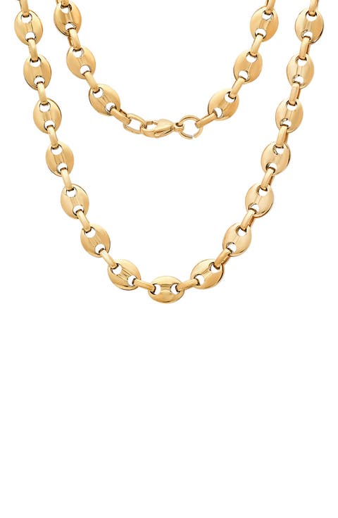 Men's Puff Mariner Chain Necklace