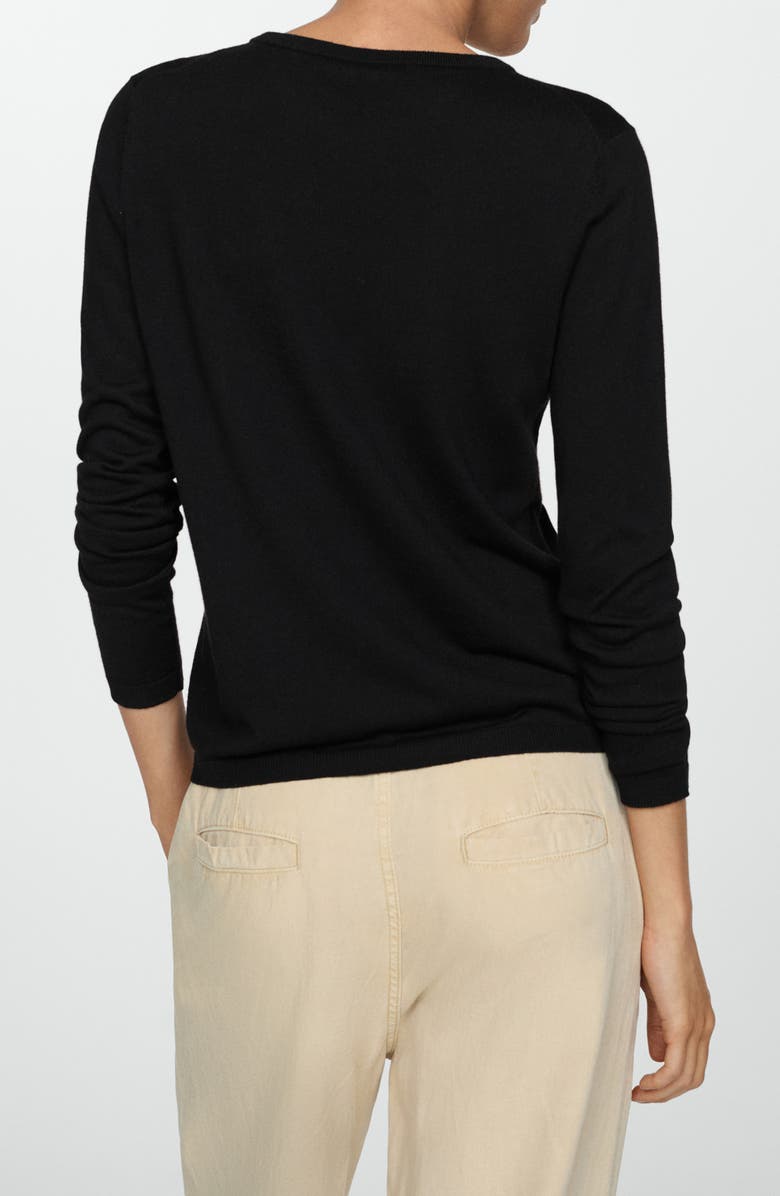 MANGO Lightweight Crewneck Sweater, Alternate, color,