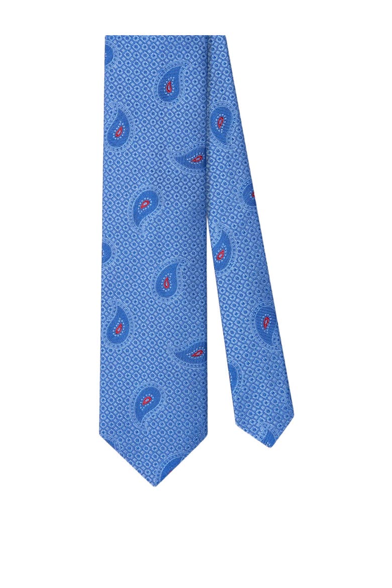 Robert Pine Geo Jacquard Best of Class Necktie, Main, color, Blue