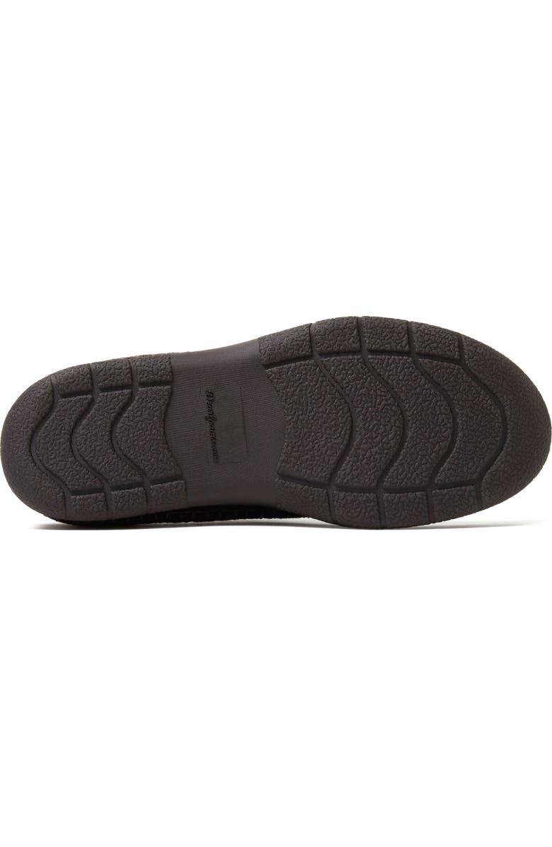 DEARFOAMS Thompson Plaid Moccasin Toe Clog Slipper, Alternate, color, Brown