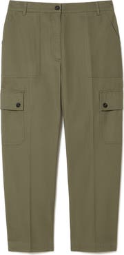 Marina Rinaldi Visiera Cotton Cargo Pants