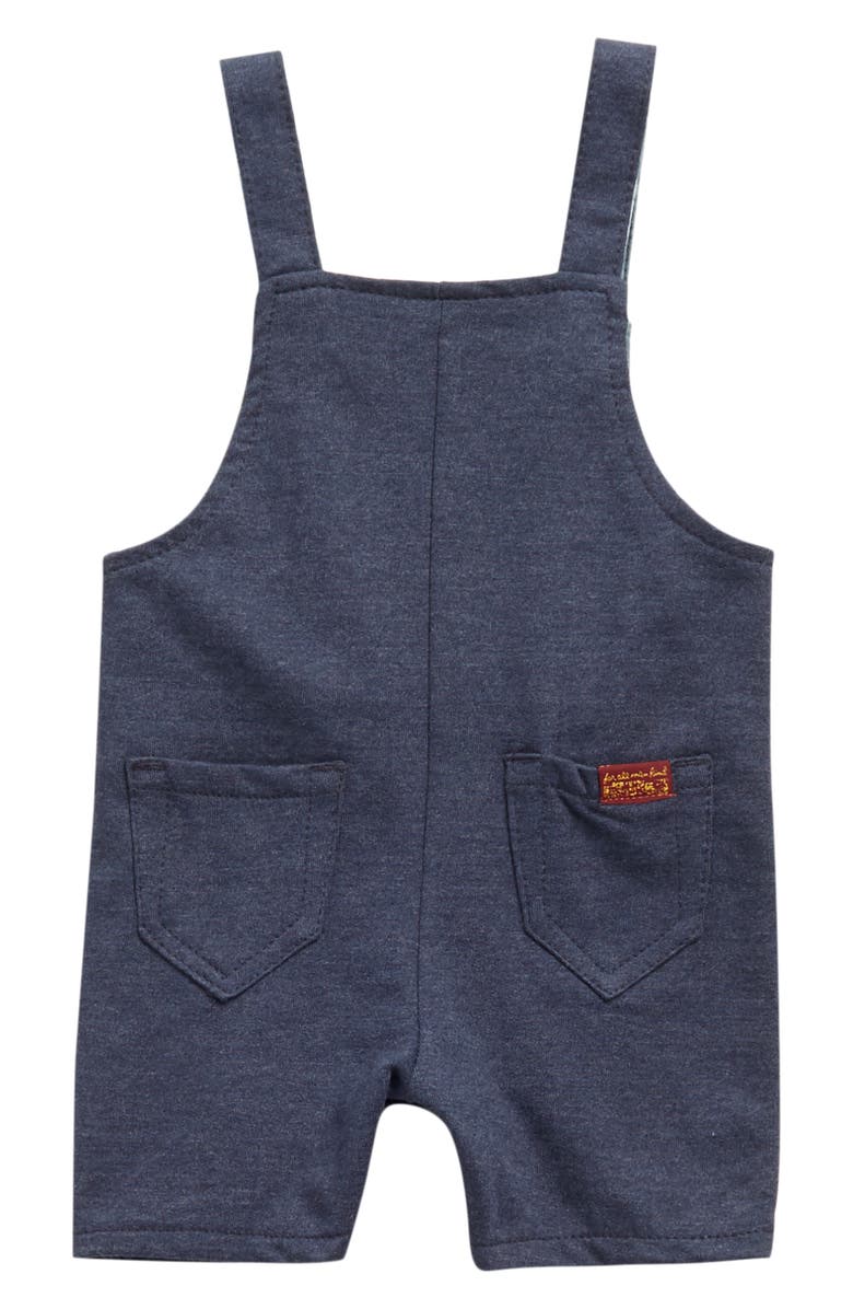 7 For All Mankind Tie Dye T-Shirt & Overalls Set, Alternate, color, 