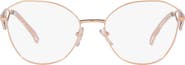 Prada 55mm Round Optical Glasses