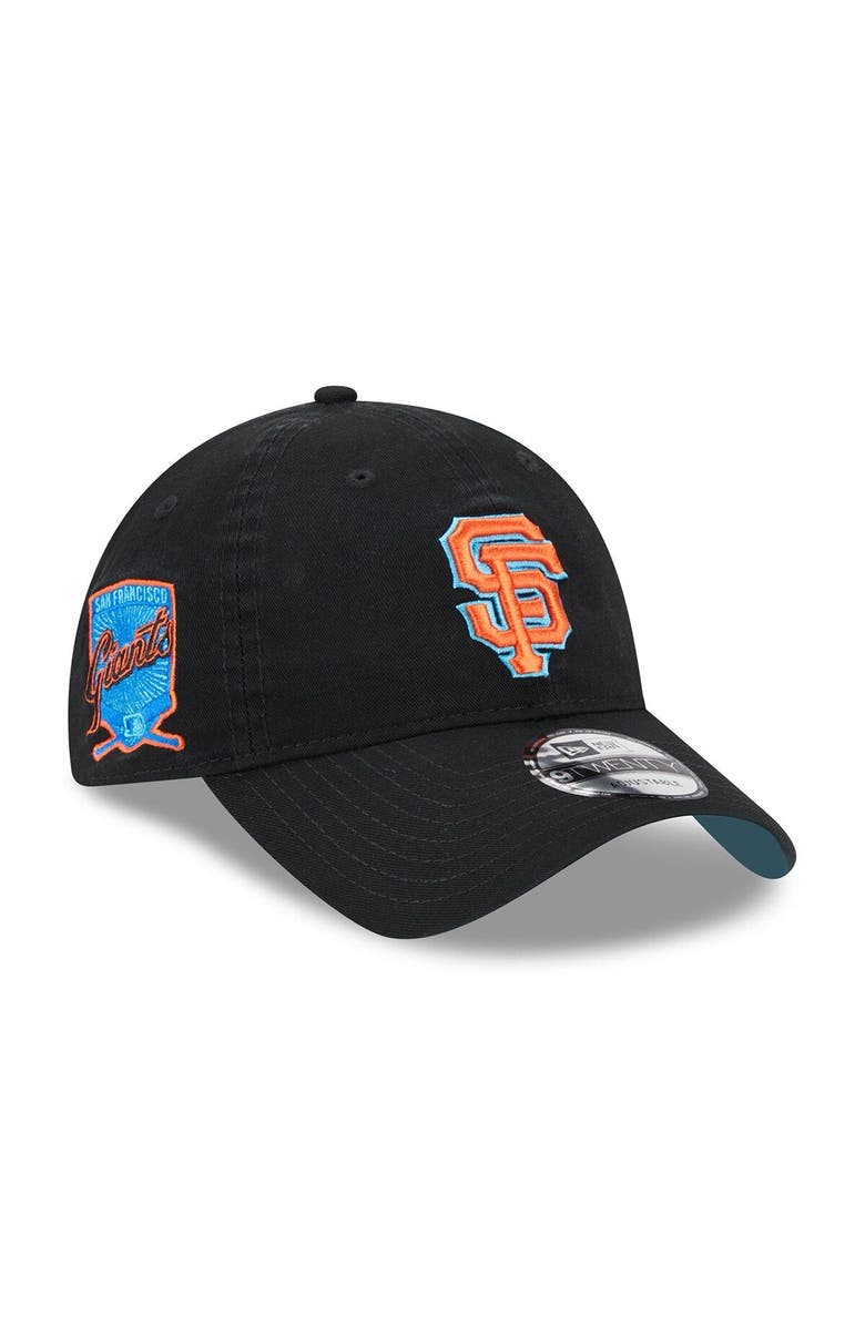 New Era Men's New Era  Black San Francisco Giants 2023 MLB Father's Day 9TWENTY Adjustable Hat, Main, color, 