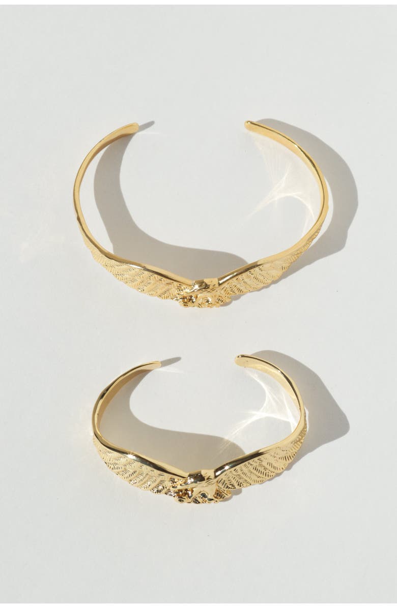 67jewelry Eagle Cuff II, Alternate, color, Gold