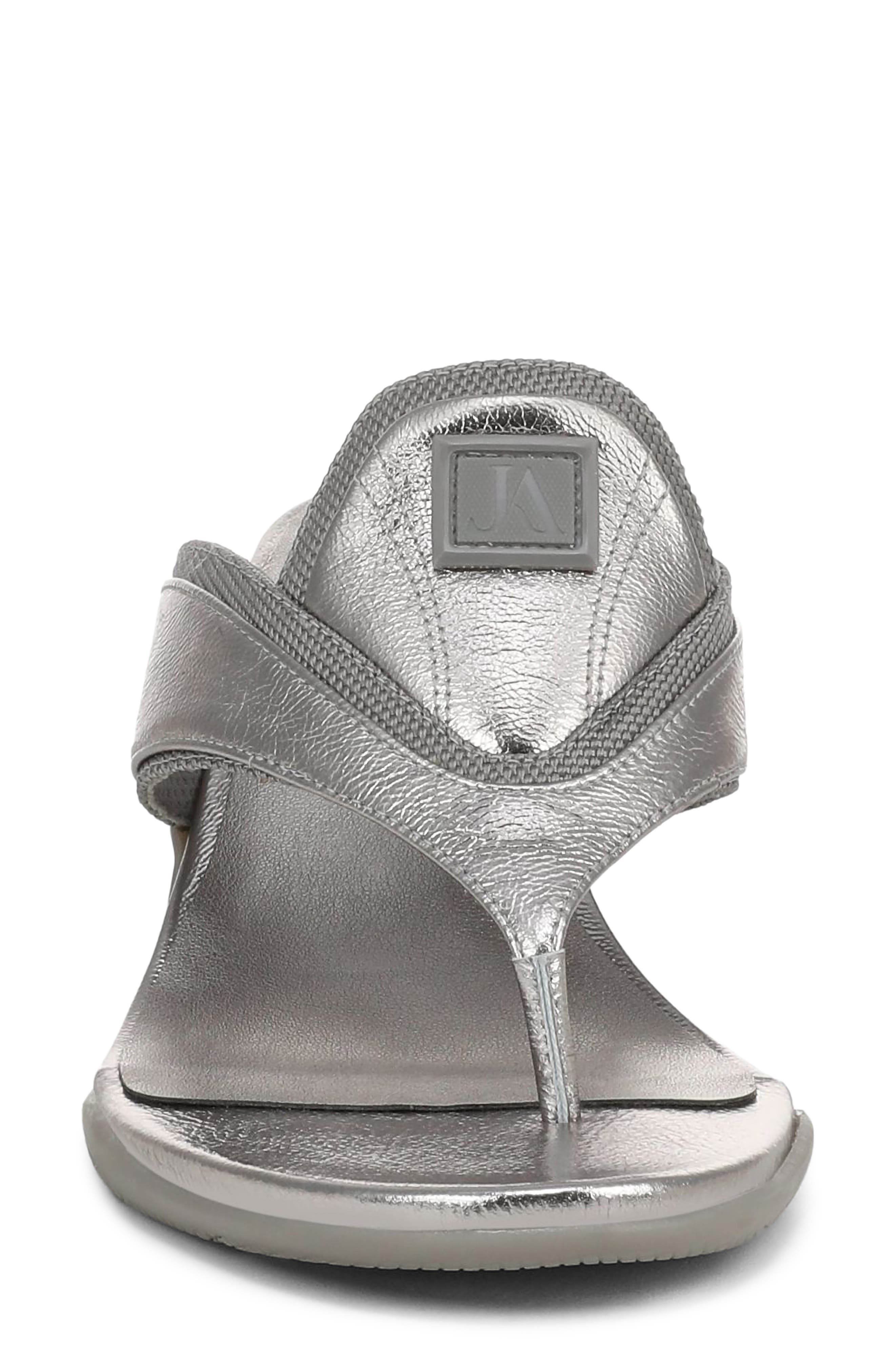 x June Ambrose Ravyn Sandal, Alternate, color, SOFT PEWTER