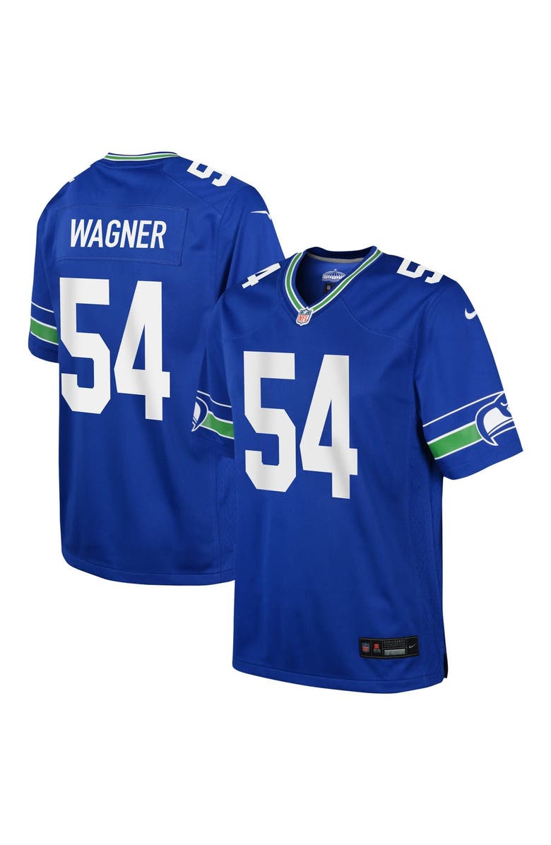 Nike Youth Nike Bobby Wagner Royal Seattle Seahawks Game Jersey, Alternate, color,