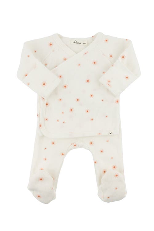 Oh Baby ! Twinkle Mini Daisies Pointelle Kimono Set