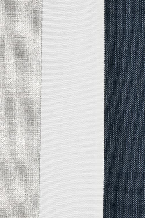 Elaine Smith Nevis Panelled Dimensional Banded Indoor & Outdoor Woven Accent Pillow