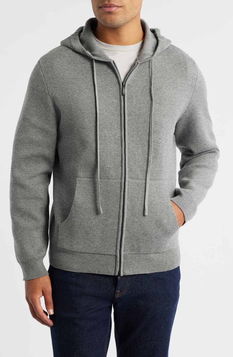 Robert Barakett Ronan Zip Hoodie, Alternate, color, Grey