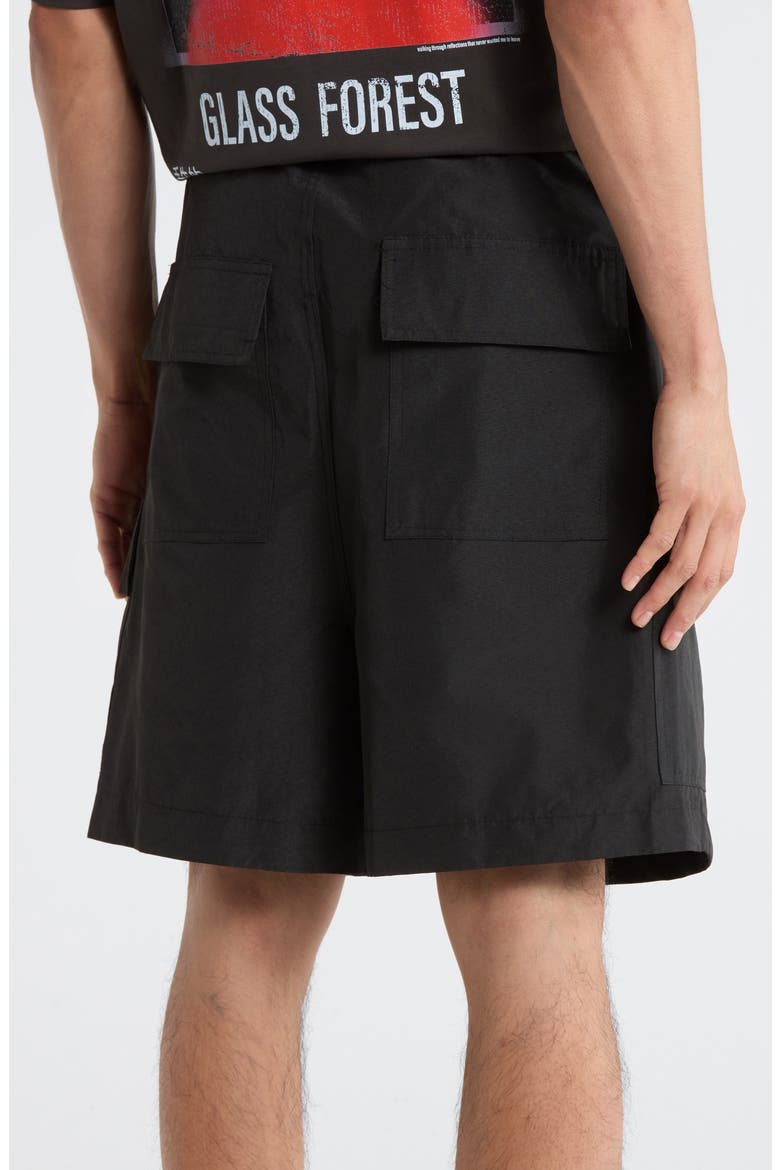 Rave Cargo Shorts, Alternate, color, BLACK
