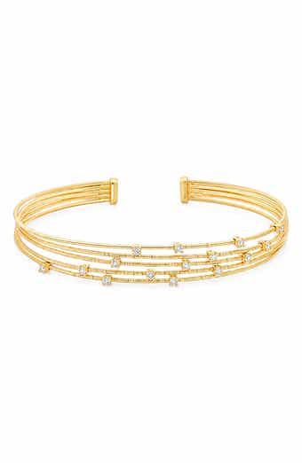 Meshmerise Cubic Zirconia Bangle Bracelet